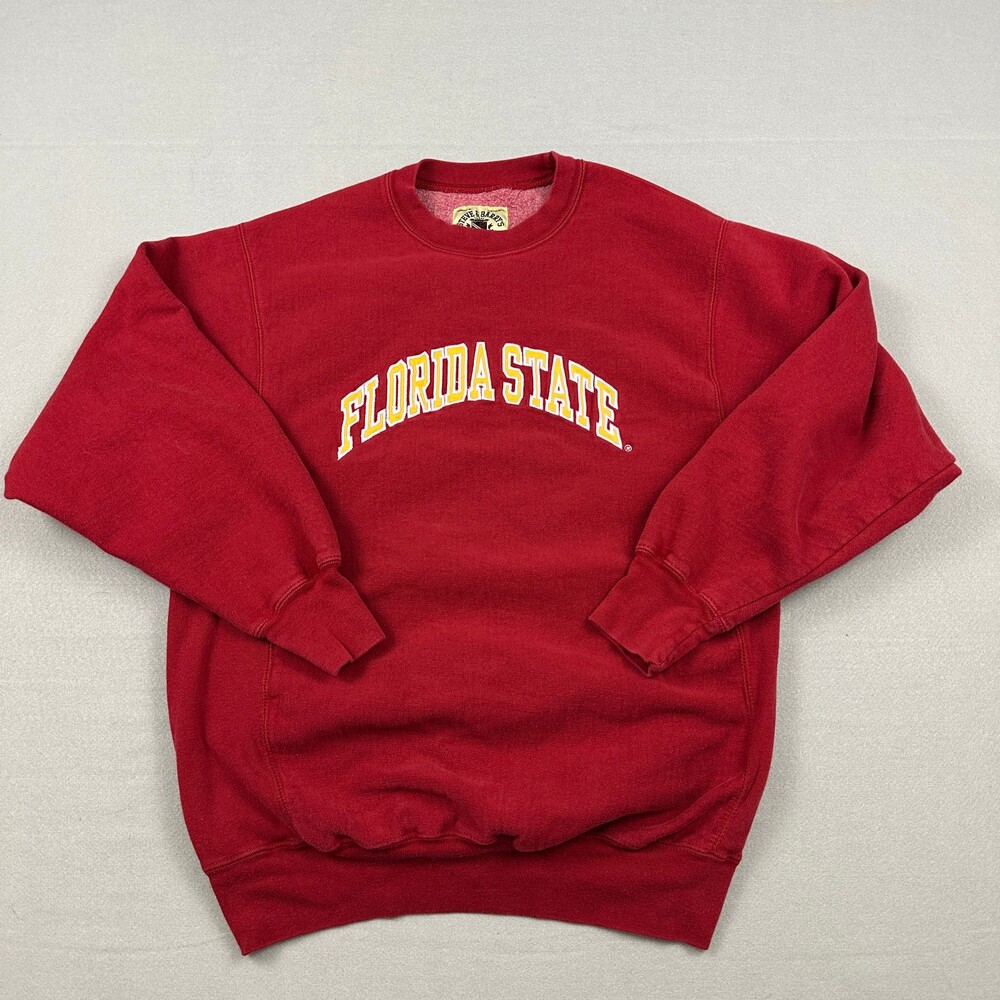 Florida State Seminoles Sweatshirt Men Small Red Steve & Barry's Crewneck S